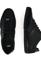 sneakers saturn |mit zusatz von leder BOSS BLACK dunkelblau