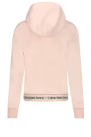 Sweatshirt | Cropped Fit CALVIN KLEIN JEANS puderrosa