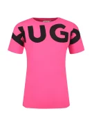 T-shirt | Regular Fit HUGO KIDS rosa