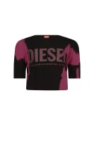 T-shirt | Cropped Fit Diesel schwarz
