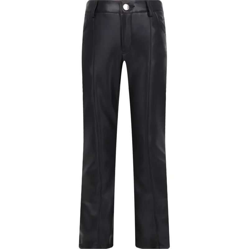 Guess FLARED PU LEATHER PANTS