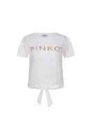 T-shirt | Cropped Fit |stretch Pinko UP weiß