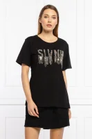 t-shirt | regular fit Silvian Heach schwarz