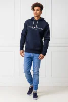 sweatshirt tommy logo hoody | regular fit Tommy Hilfiger dunkelblau