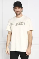 T-shirt LOGO EMB | Regular Fit Alexander McQueen Creme