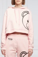 sweatshirt | cropped fit Moschino Underwear puderrosa