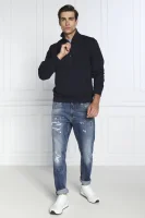 sweatshirt zefadehalf | regular fit BOSS ORANGE dunkelblau