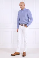 Leinen hemd | Regular Fit Oscar Jacobson blau 