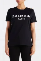 T-shirt PRINTED | Regular Fit Balmain schwarz