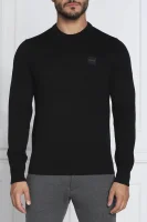 pullover kanovano | regular fit |mit zusatz von kaschmir BOSS ORANGE schwarz