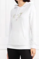 sweatshirt | regular fit EA7 weiß