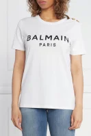 T-shirt PRINTED | Regular Fit Balmain weiß