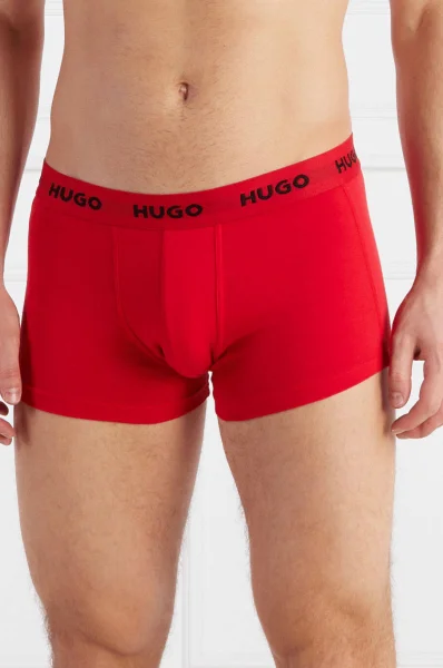 Boxershorts 3-pack Hugo Bodywear rot