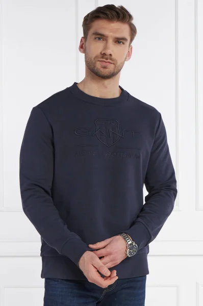 Sweatshirt TONAL SHIELD | Regular Fit Gant dunkelblau