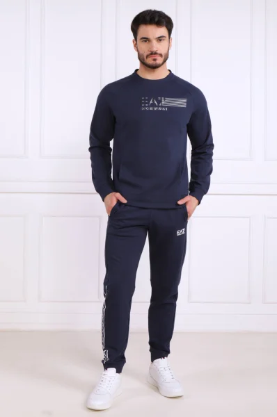 Sweatshirt | Regular Fit EA7 dunkelblau