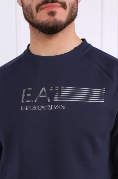 Sweatshirt | Regular Fit EA7 dunkelblau