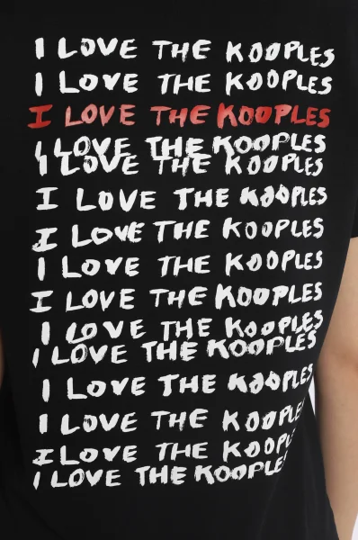 t-shirt | regular fit The Kooples schwarz