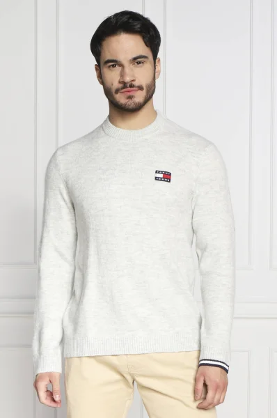 Pullover | Regular Fit Tommy Jeans grau