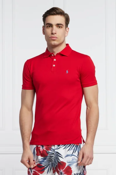 polo | slim fit |stretch mesh POLO RALPH LAUREN rot