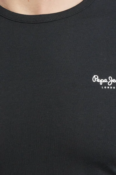t-shirt | slim fit Pepe Jeans London schwarz