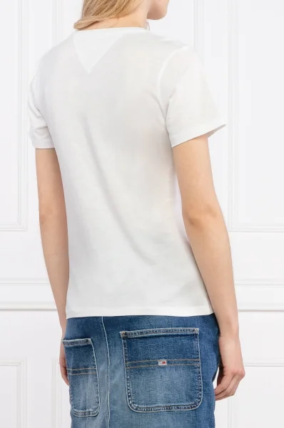 t-shirt | slim fit Tommy Jeans weiß