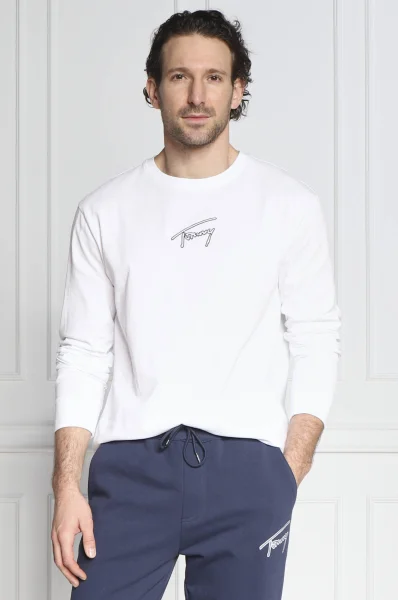 Longsleeve SIGNATURE | Relaxed fit Tommy Jeans weiß