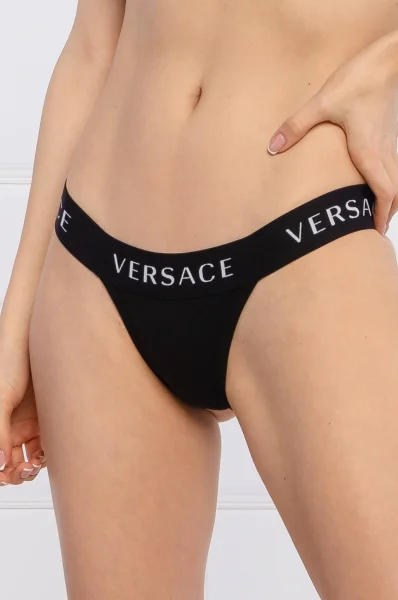 strings Versace schwarz