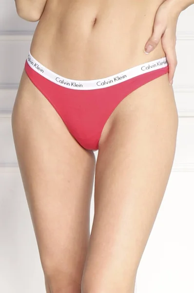Stringi 3-pack Calvin Klein Underwear rosa
