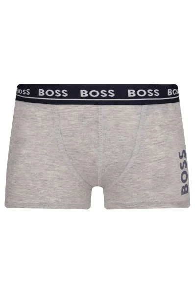 boxershorts 2-pack BOSS Kidswear grau