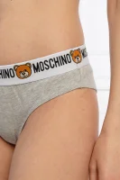slips Moschino Underwear grau