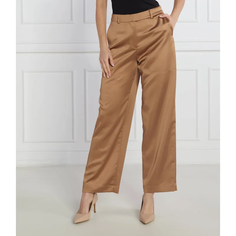 BOSS BLACK Satin hose Tesatina | Relaxed fit