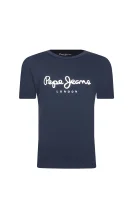 T-shirt | Regular Fit Pepe Jeans London dunkelblau